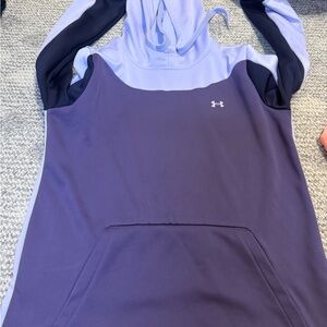 Under Armour Women's Lavender and Navy Hoodie